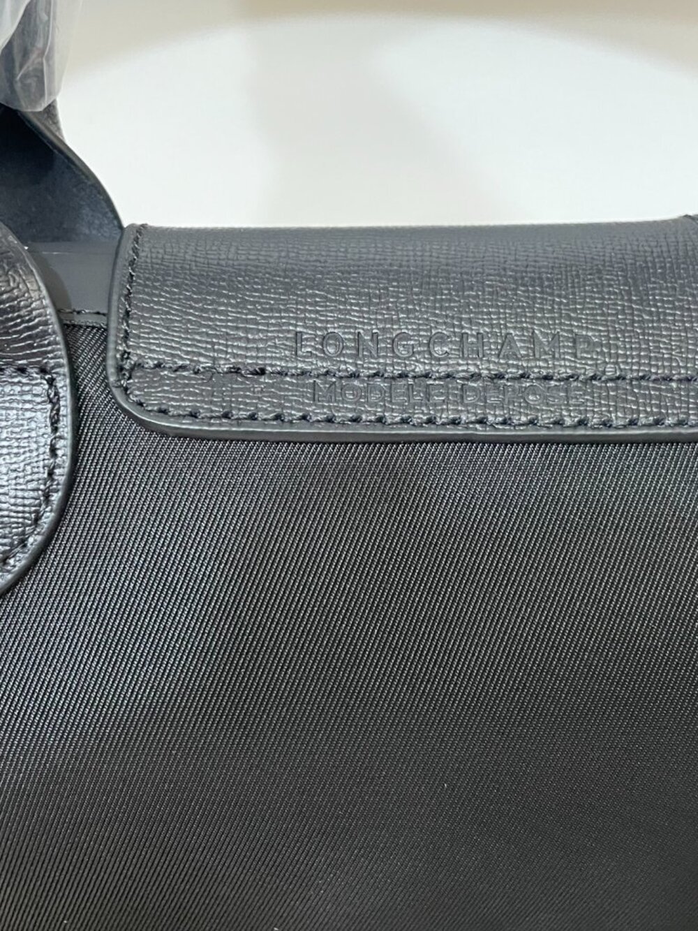 NWT Longchamp Le Pliage Energy Handbag Tote Pouch XS Black Crossbody Makeup Mini - Picture 7 of 8